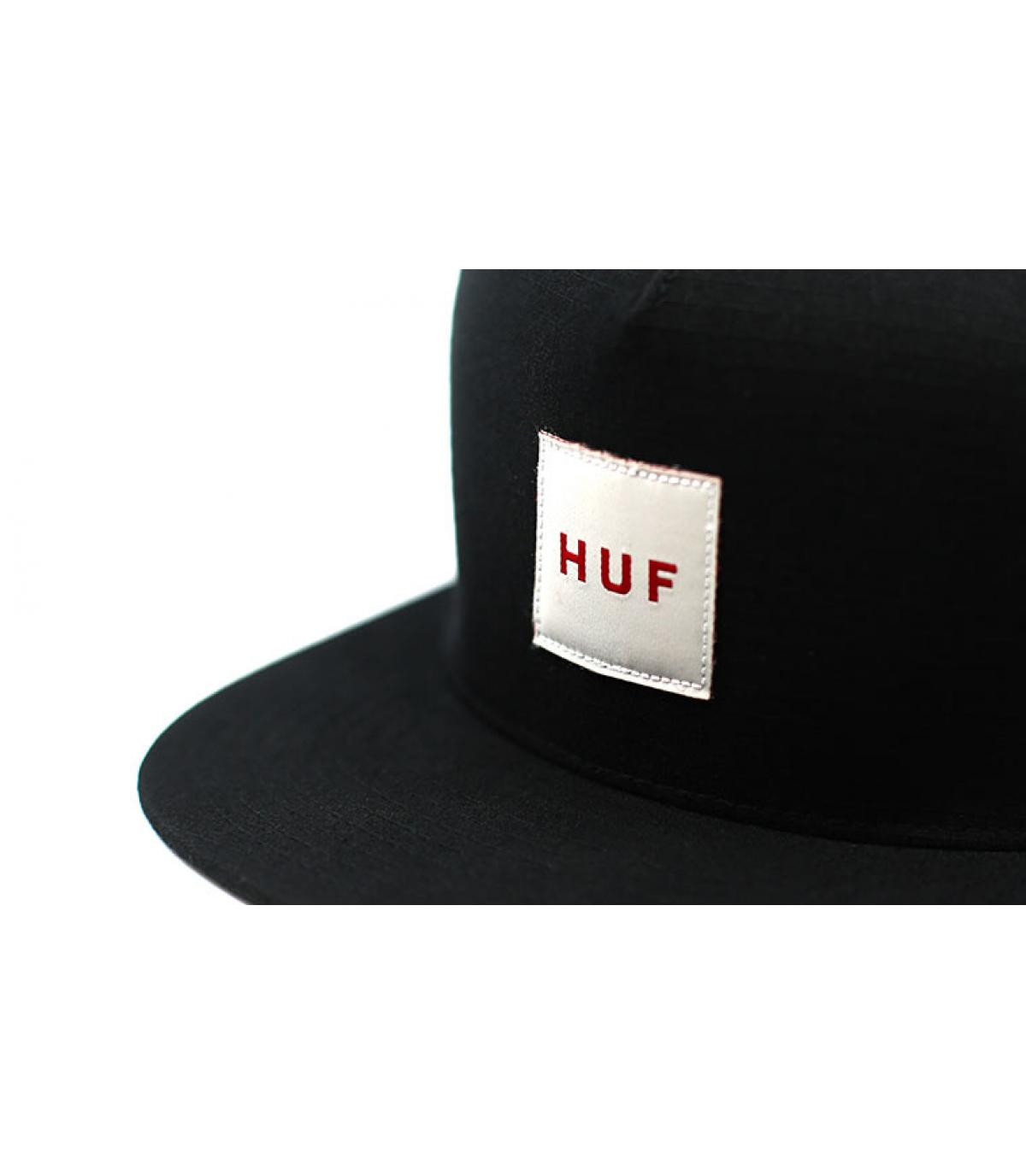 snapback Huf ripstop negro